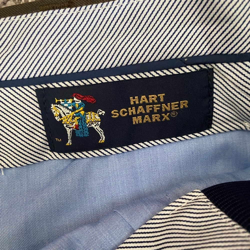 Hart Schaffner Marx Men's Khaki Chinos - Picture 2 of 4